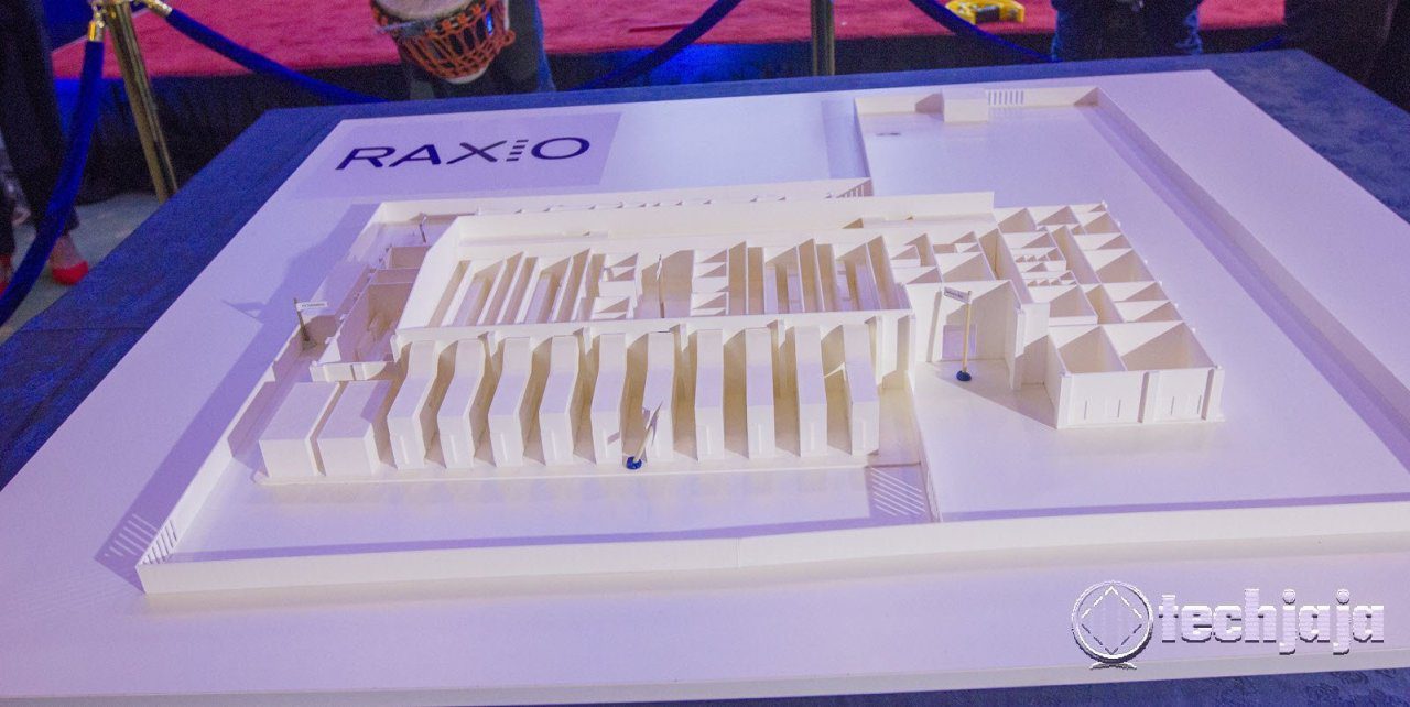 Model of the Raxio data centre to be set up in Uganda, Africa