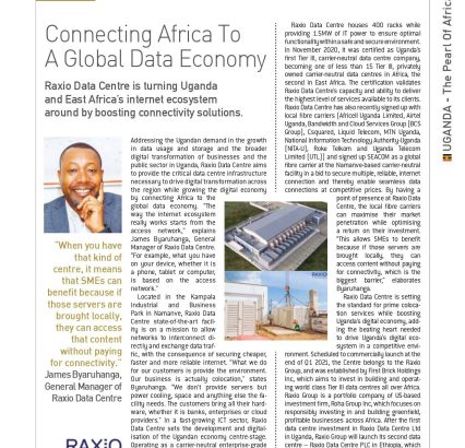 FORBES UGANDA 2021 Raxio Data Centre