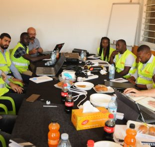 Consultants and Contractors Meet as Construction Progresses