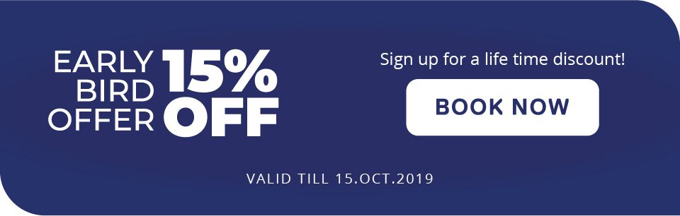 Sign up early and get a lifetime discount